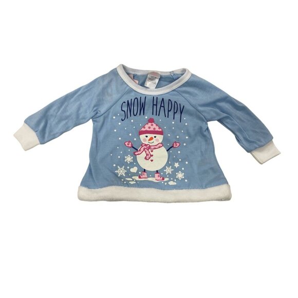Youngland Baby Snow Happy Pajama Set - 2 PC - 12 Mos - Picture 2 of 3